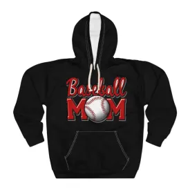 Baseball Mom Unisex Pullover Hoodie Cozy Vibes