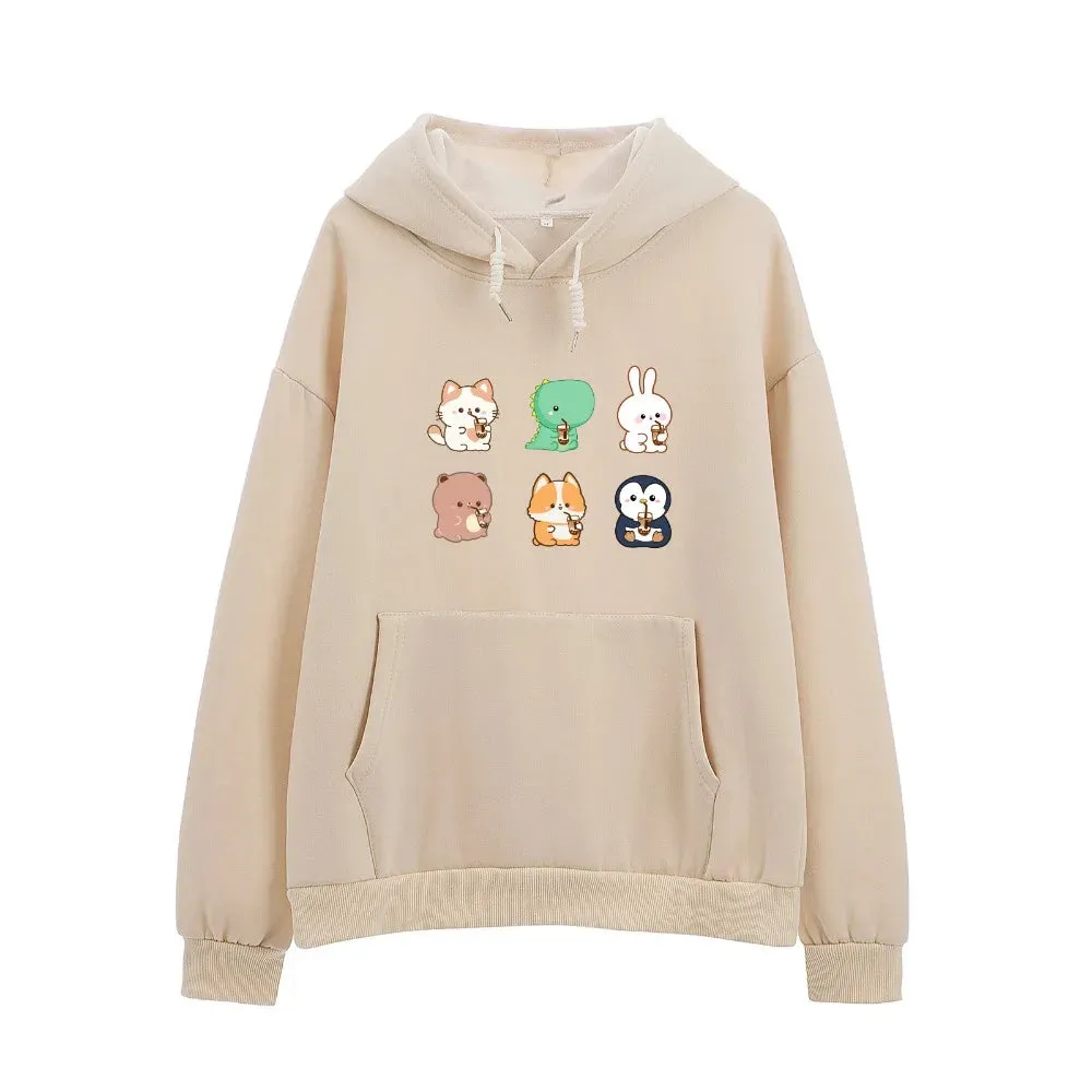 Boba Lovin Friends Soft Hoodie