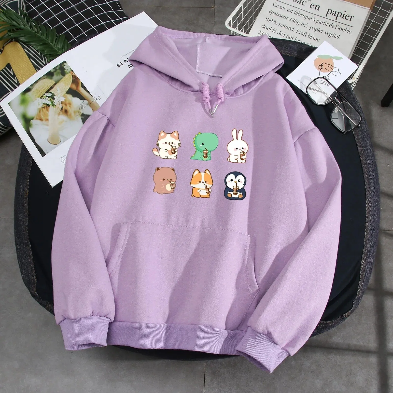 Boba Lovin Friends Soft Hoodie