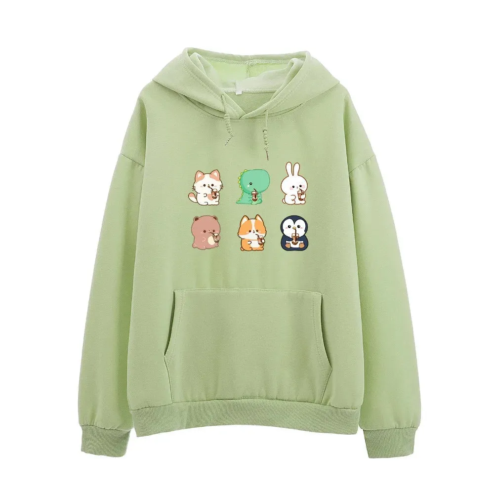 Boba Lovin Friends Soft Hoodie