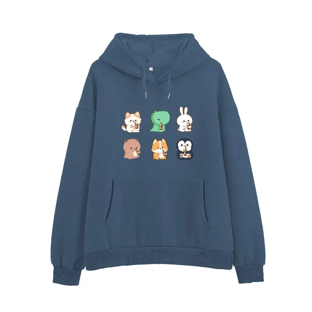 Boba Lovin Friends Soft Hoodie