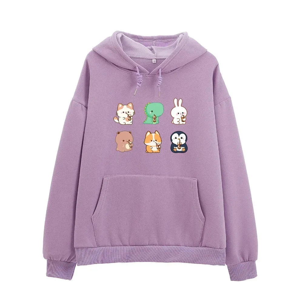 Boba Lovin Friends Soft Hoodie