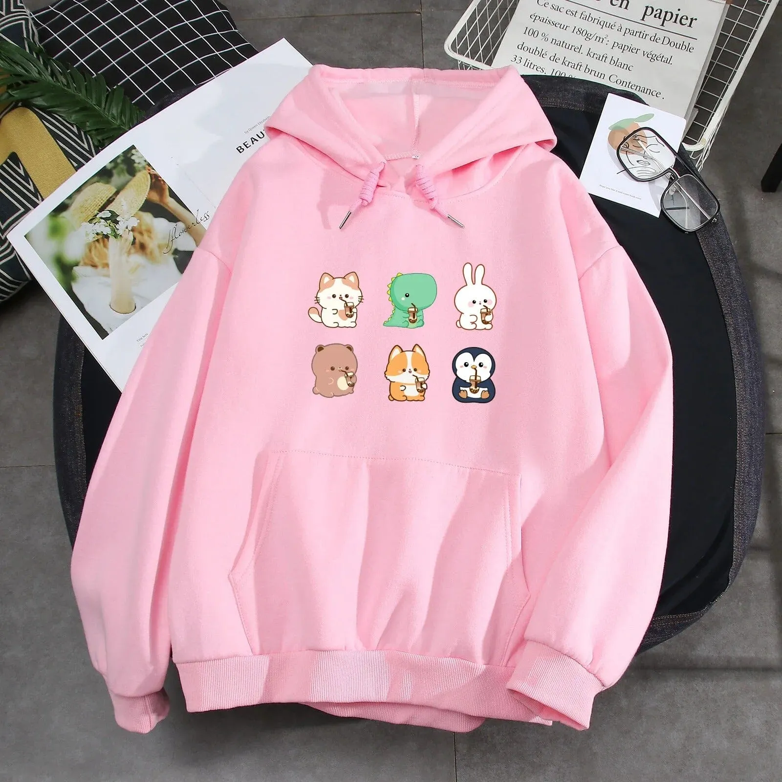 Boba Lovin Friends Soft Hoodie