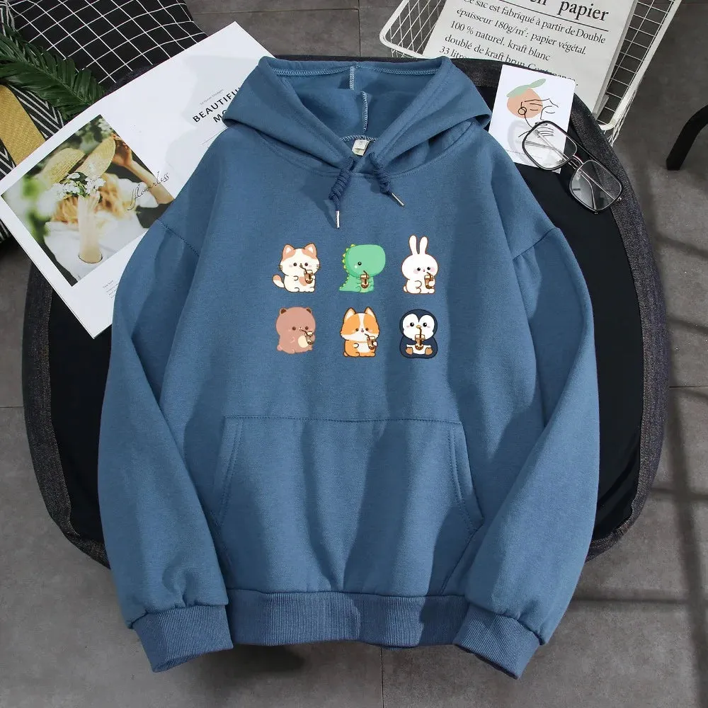 Boba Lovin Friends Soft Hoodie