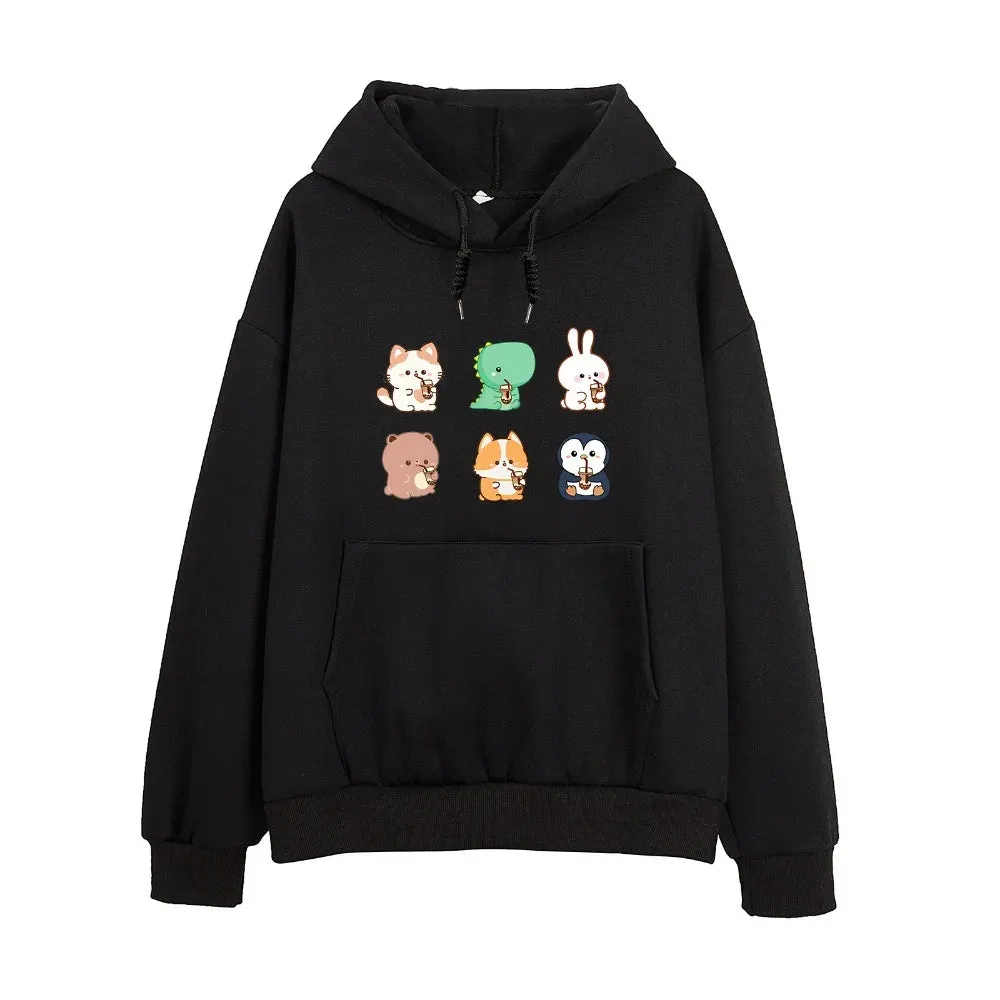 Boba Lovin Friends Soft Hoodie