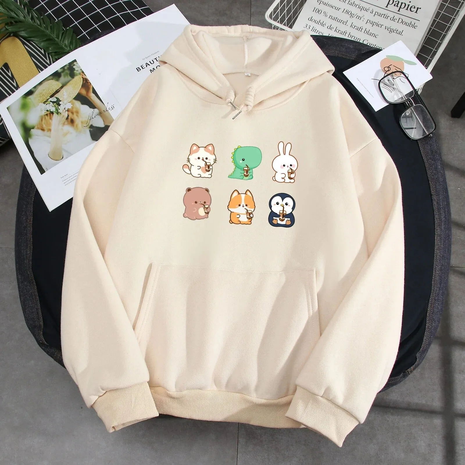 Boba Lovin Friends Soft Hoodie