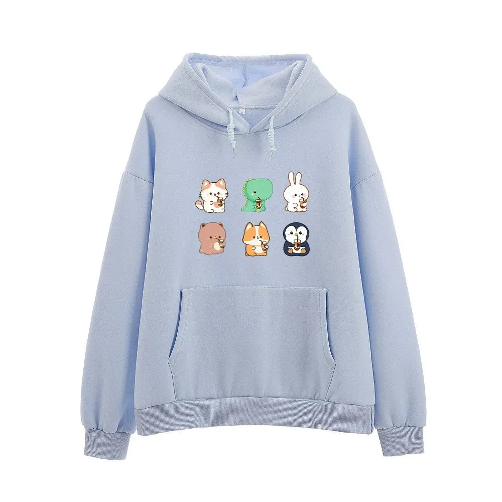 Boba Lovin Friends Soft Hoodie