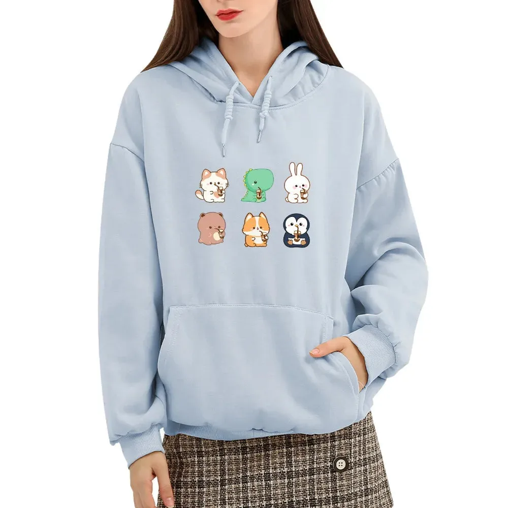 Boba Lovin Friends Soft Hoodie