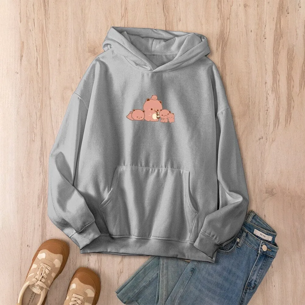 Boberu and Friends Oversized Soft Hoodies