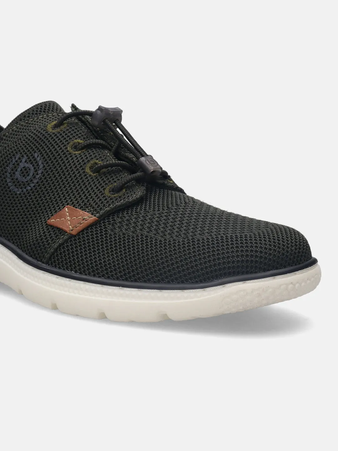bugatti Dark Green Casual Shoes