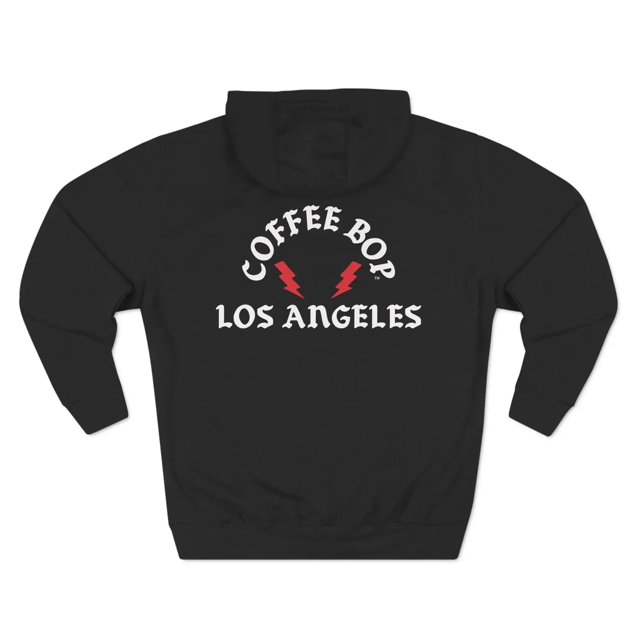 Coffee Bop™ Lightning Bolt Hoodie – Bold Los Angeles Style