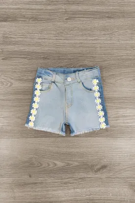Daisy Denim Shorts