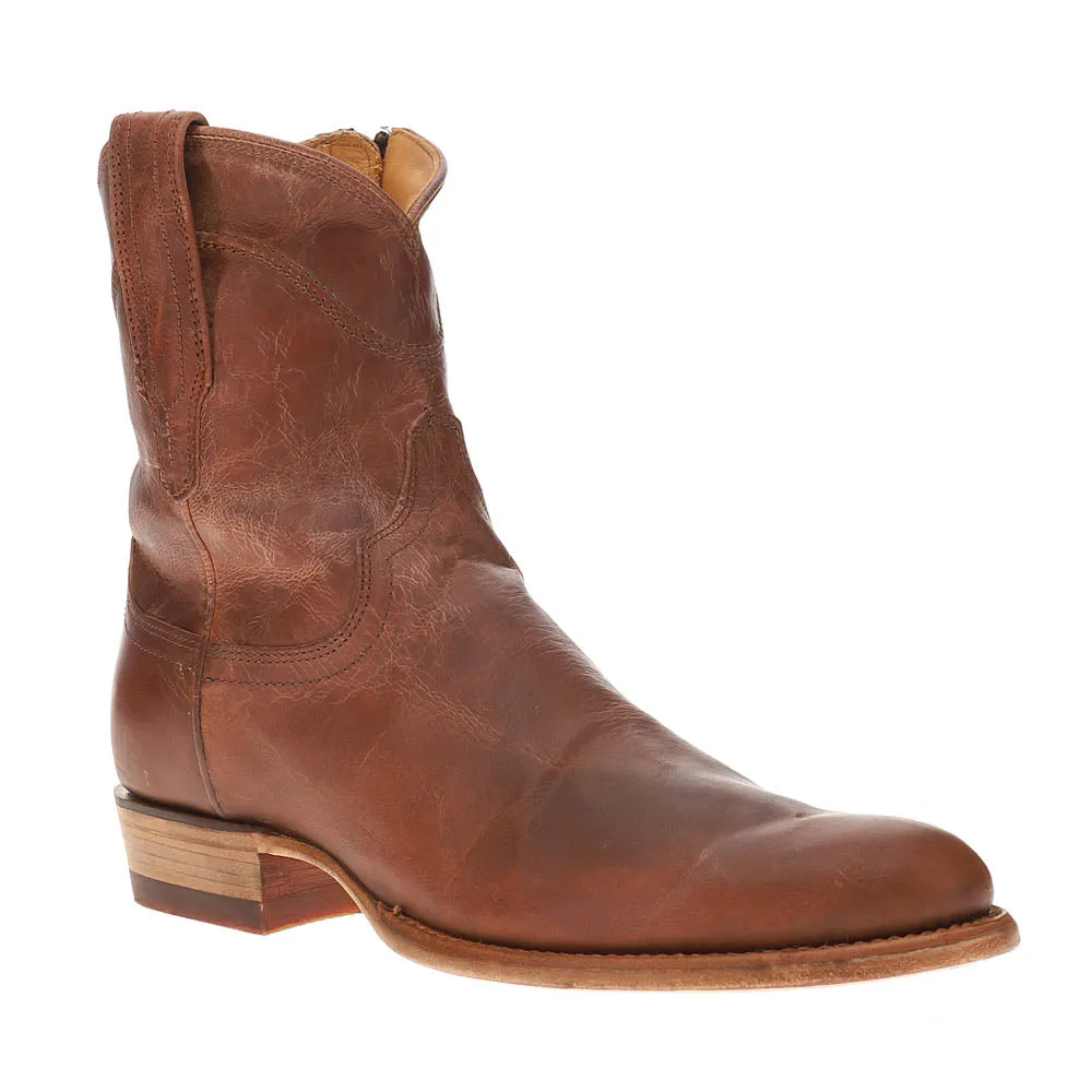 Dean Round Toe Zippered Cowboy Boots