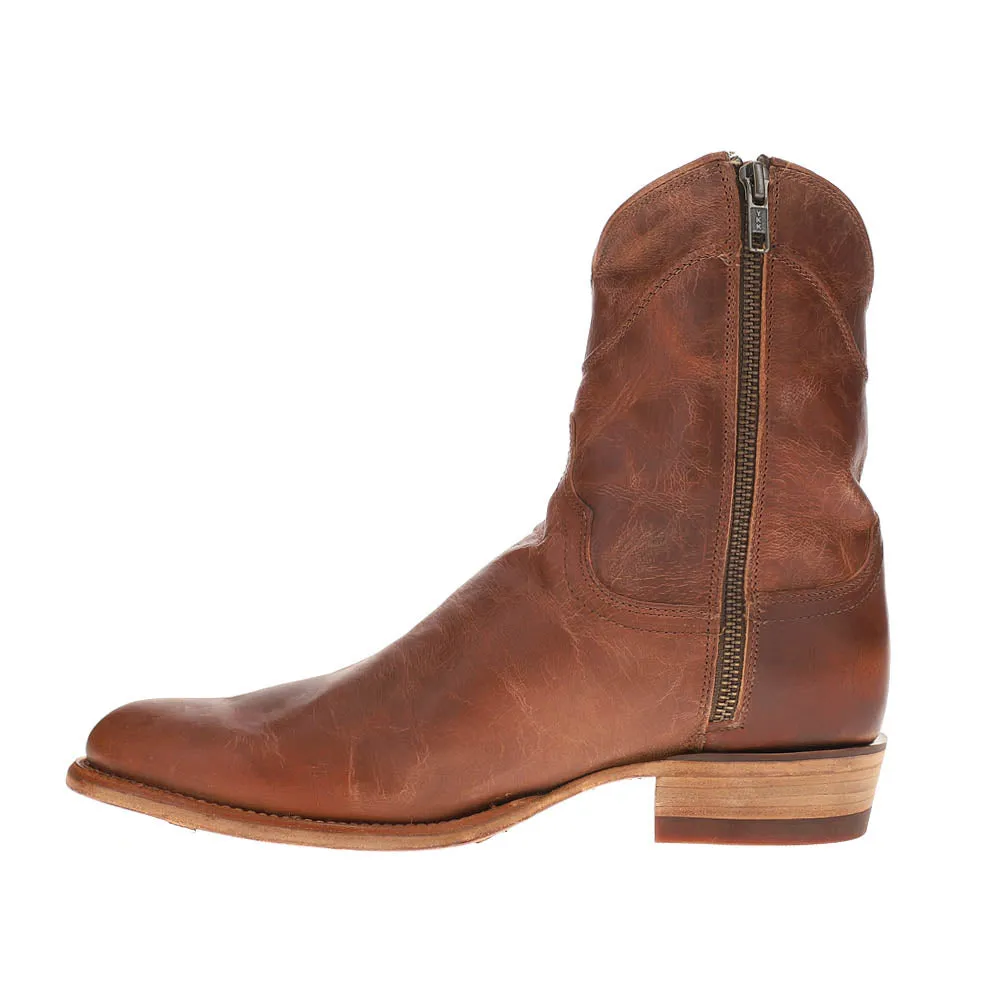 Dean Round Toe Zippered Cowboy Boots
