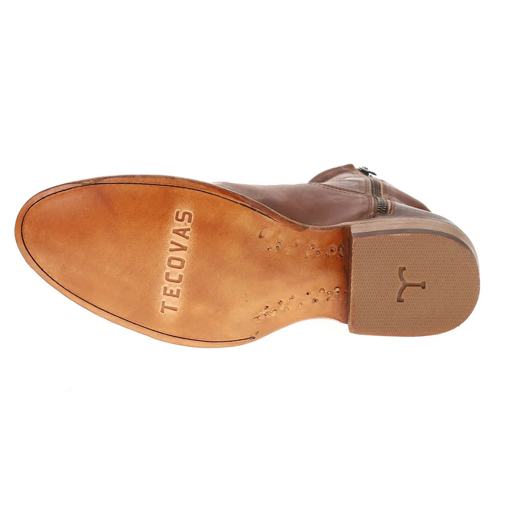 Dean Round Toe Zippered Cowboy Boots