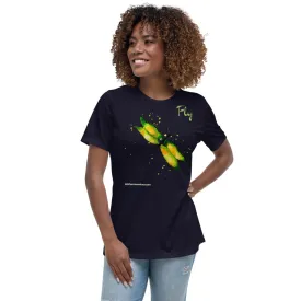 Dragonfly "Fly" Green Women's T-Shirt