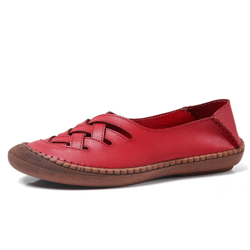 Easy-on plus-size women's shoes mother shoes
