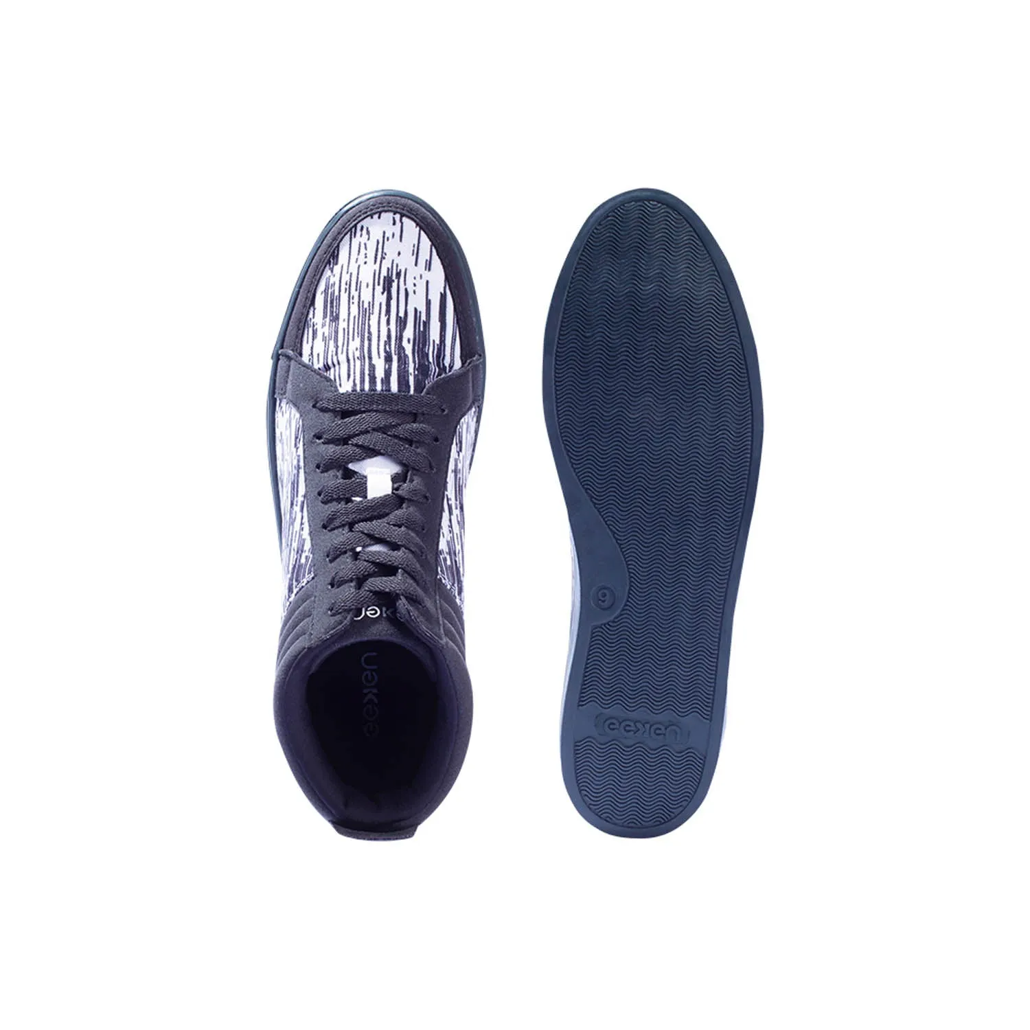 Eeken E1A009 Mens Grey Stylish Smart Daily Occasional Comfortable Casual Shoes