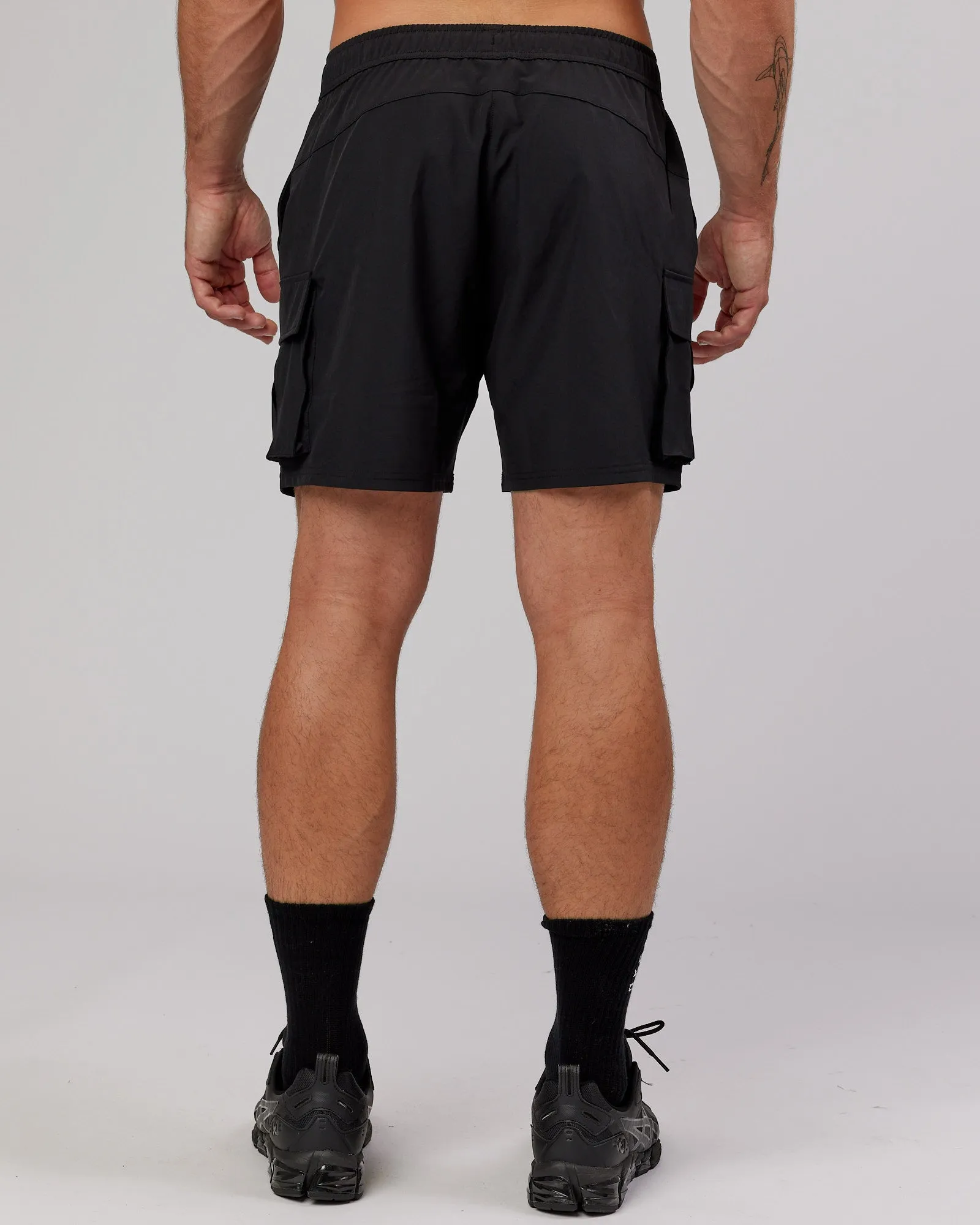 Energy Stretch 6" Performance Cargo Shorts - Black