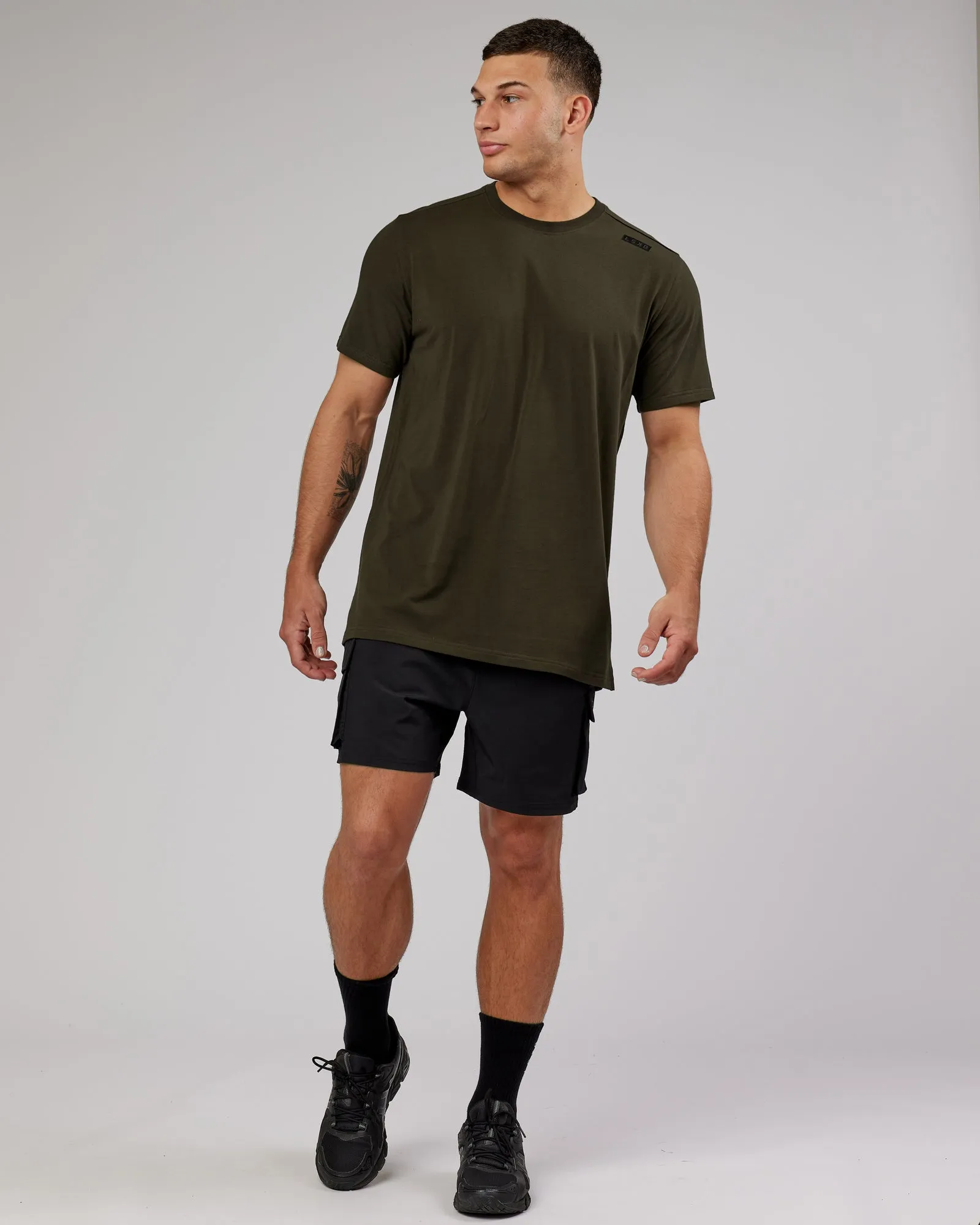 Energy Stretch 6" Performance Cargo Shorts - Black