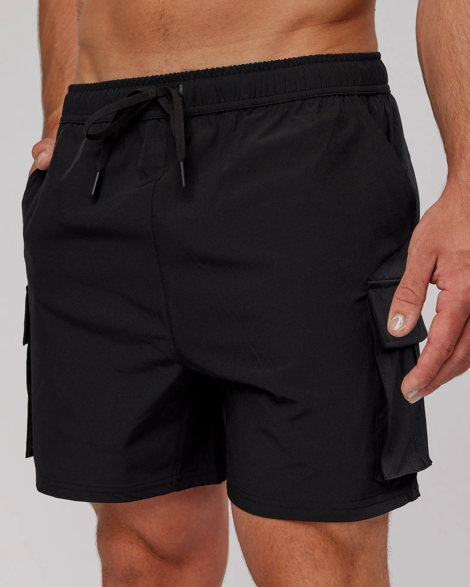 Energy Stretch 6" Performance Cargo Shorts - Black