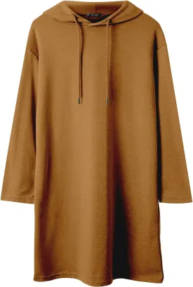 GIVON Womens Hoodies Dress Hooded Sweatshirts Loose Fit Long Sleeve Casual Tunic Loungewear