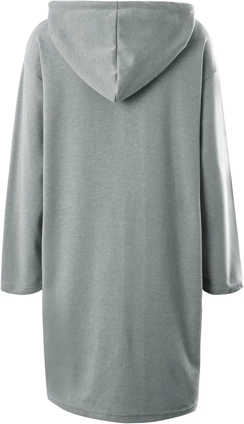 GIVON Womens Hoodies Dress Hooded Sweatshirts Loose Fit Long Sleeve Casual Tunic Loungewear