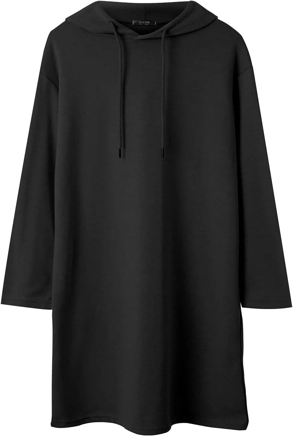 GIVON Womens Hoodies Dress Hooded Sweatshirts Loose Fit Long Sleeve Casual Tunic Loungewear