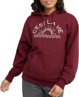 Hanes Women's Originals Pullover Hoodie, Midweight Fleece Hooded Sweatshirt for Women, Available in Plus