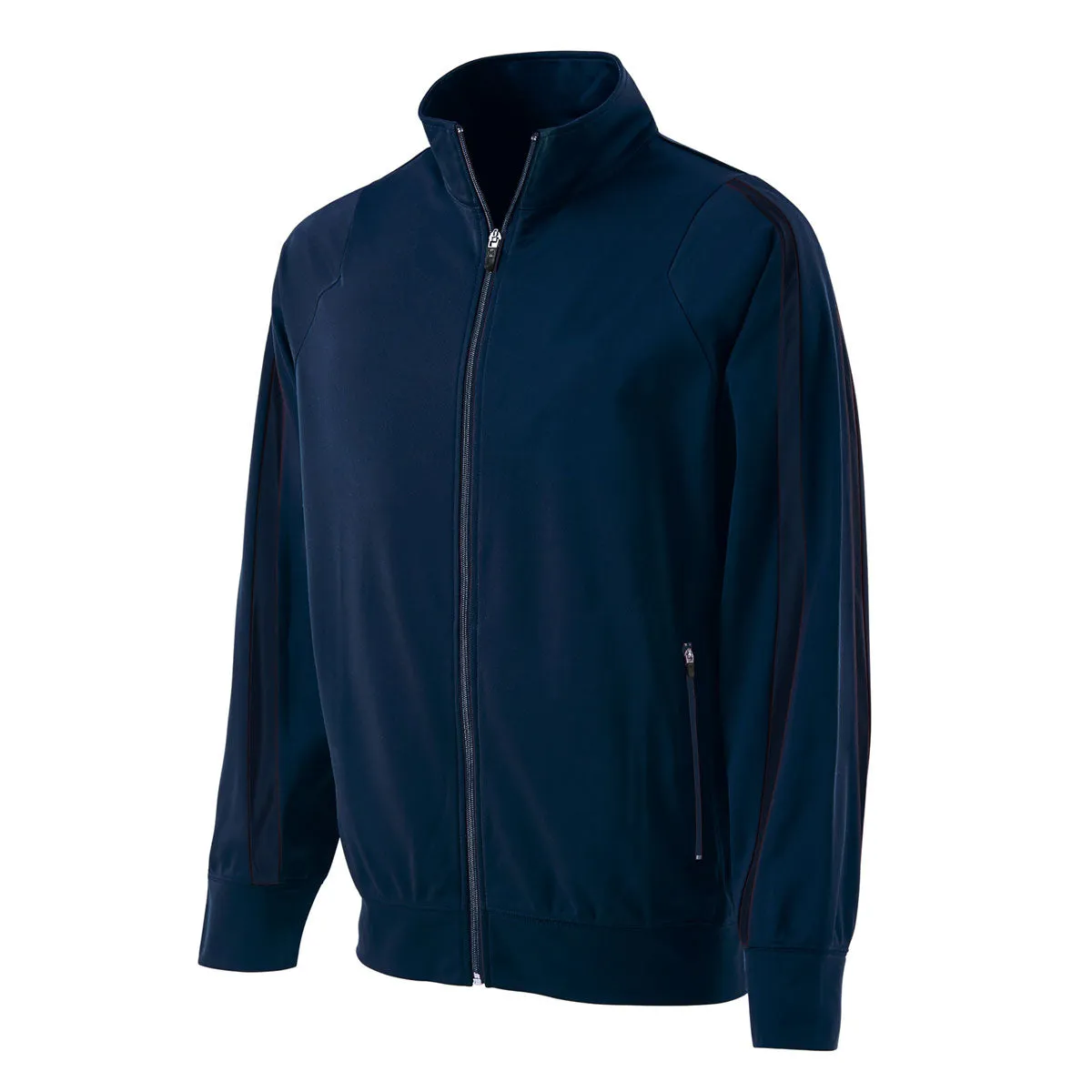 Holloway Youth Navy/Navy Full Zip Determination Jacket