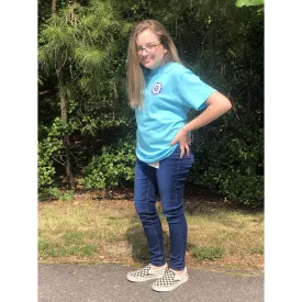Juniors Stretch Wax Jeans