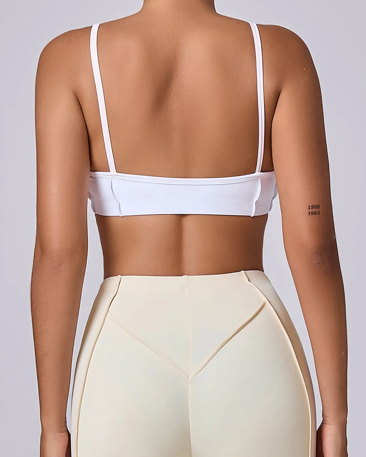 Kira Sports Bra - White