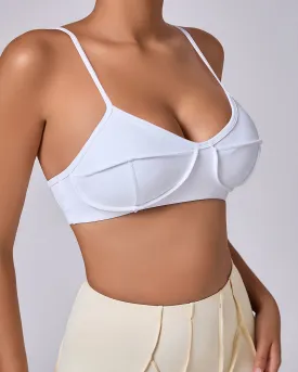 Kira Sports Bra - White