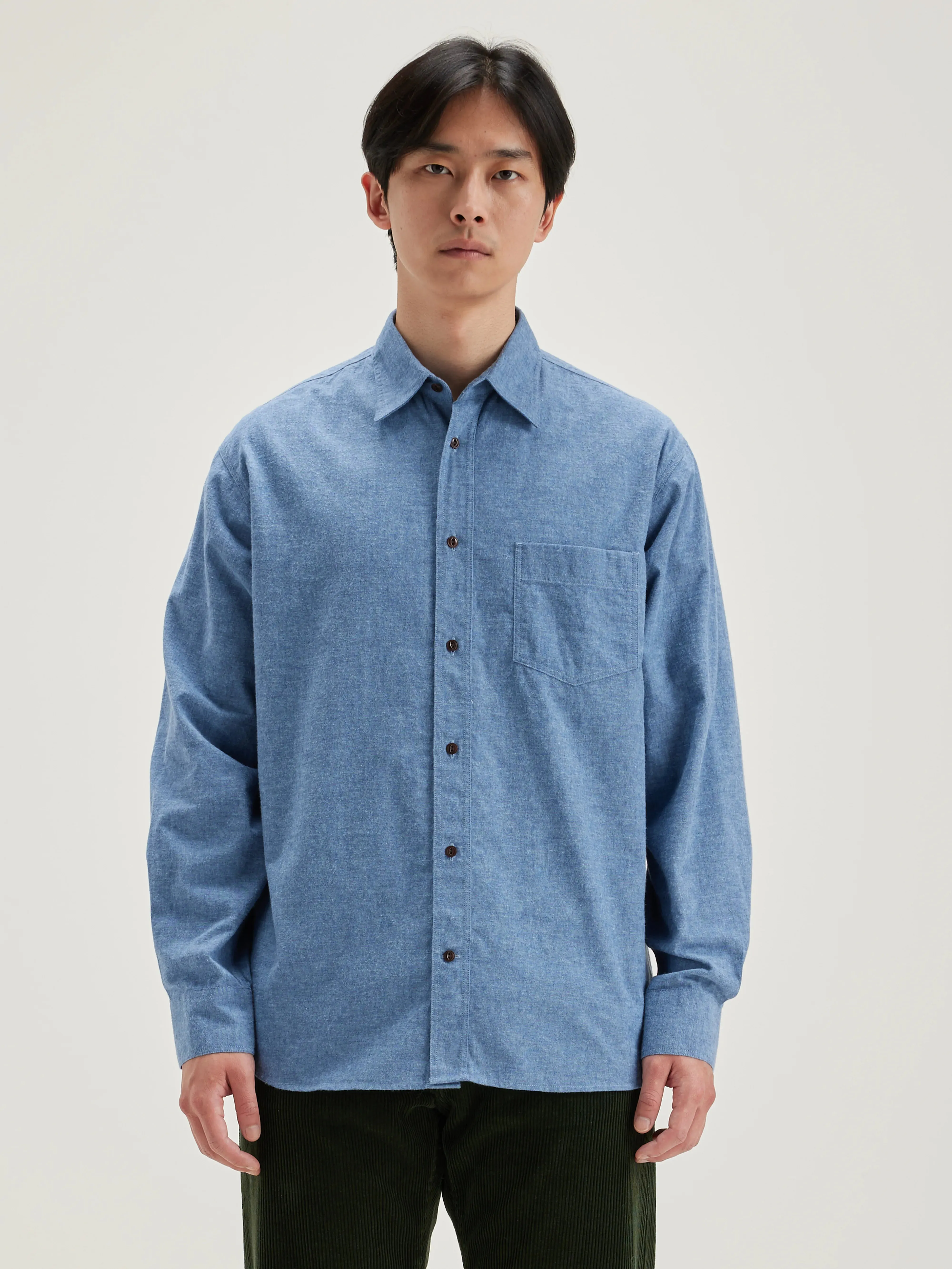 Lighty relaxed shirt (242 / M / DENIM)