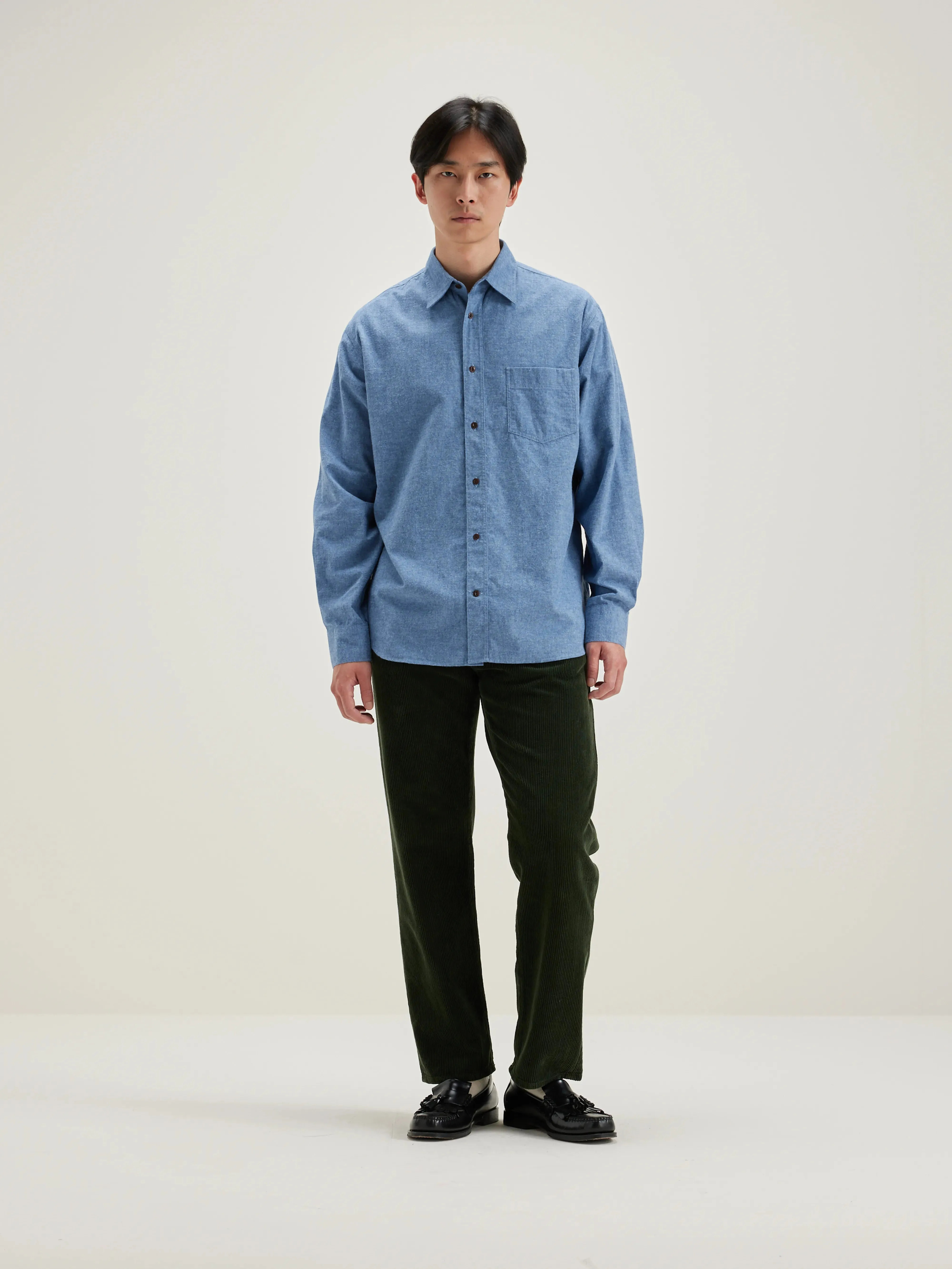 Lighty relaxed shirt (242 / M / DENIM)