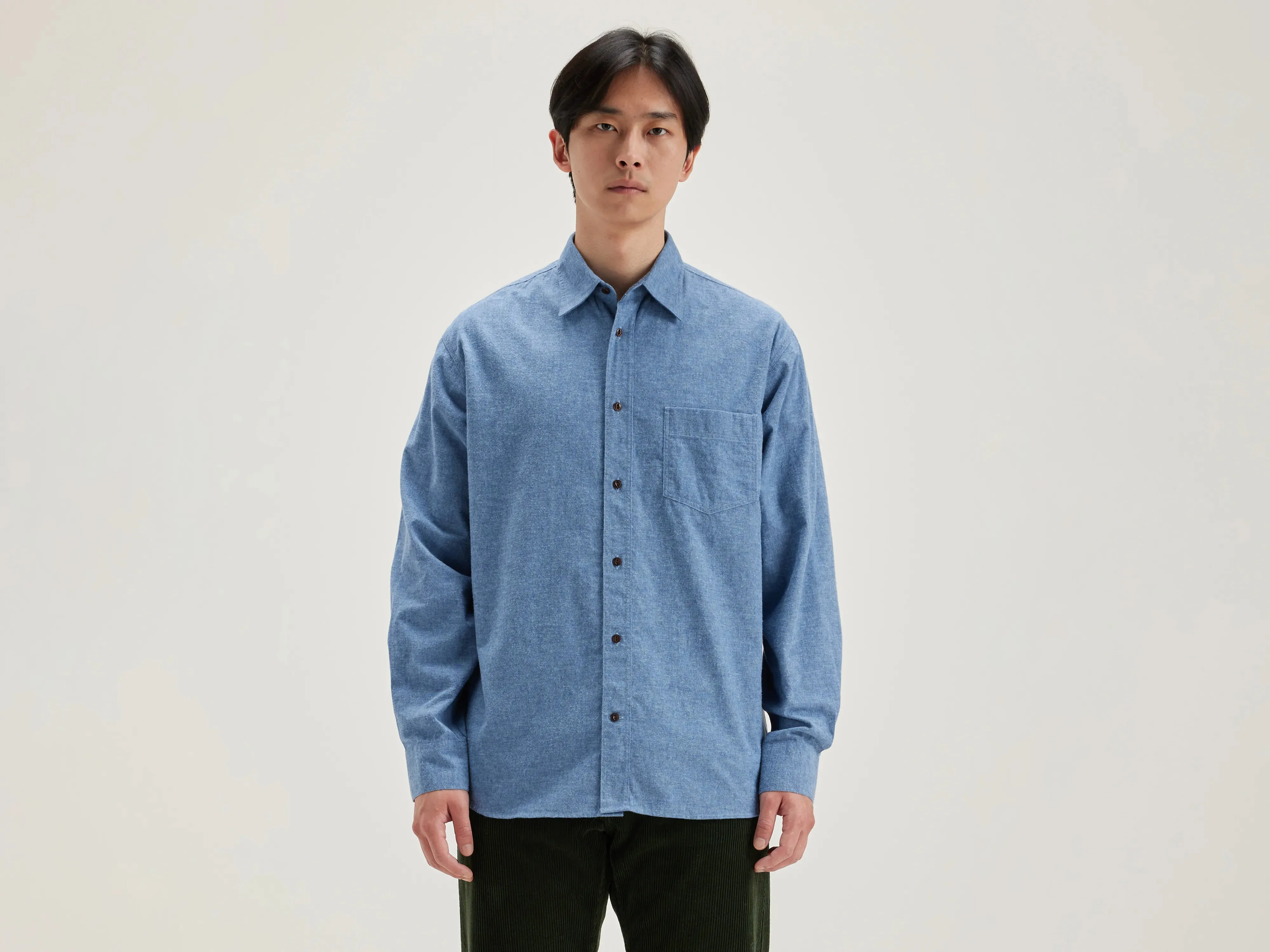 Lighty relaxed shirt (242 / M / DENIM)