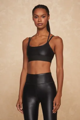 Liquid Jolie Bra - Black Gloss