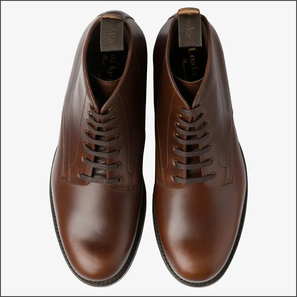 Loake Roehampton Oxblood Grain Leather Boot@