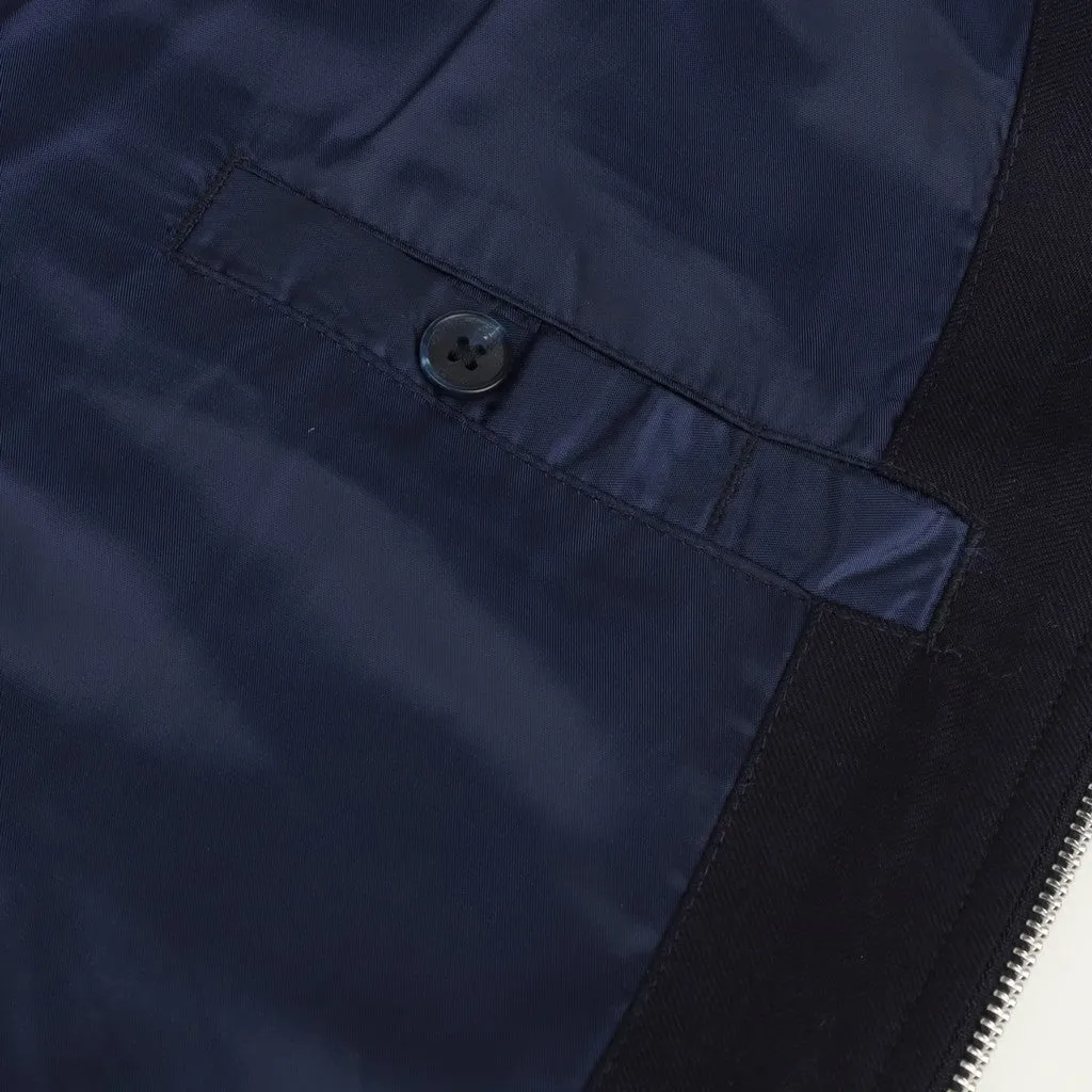 McKINNON & CO Herringbone Casual Jacket NAVY
