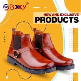 Men's Ankle Slip-on Boots for All Seasons