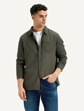 Men's Textured Regular Fit Shirt