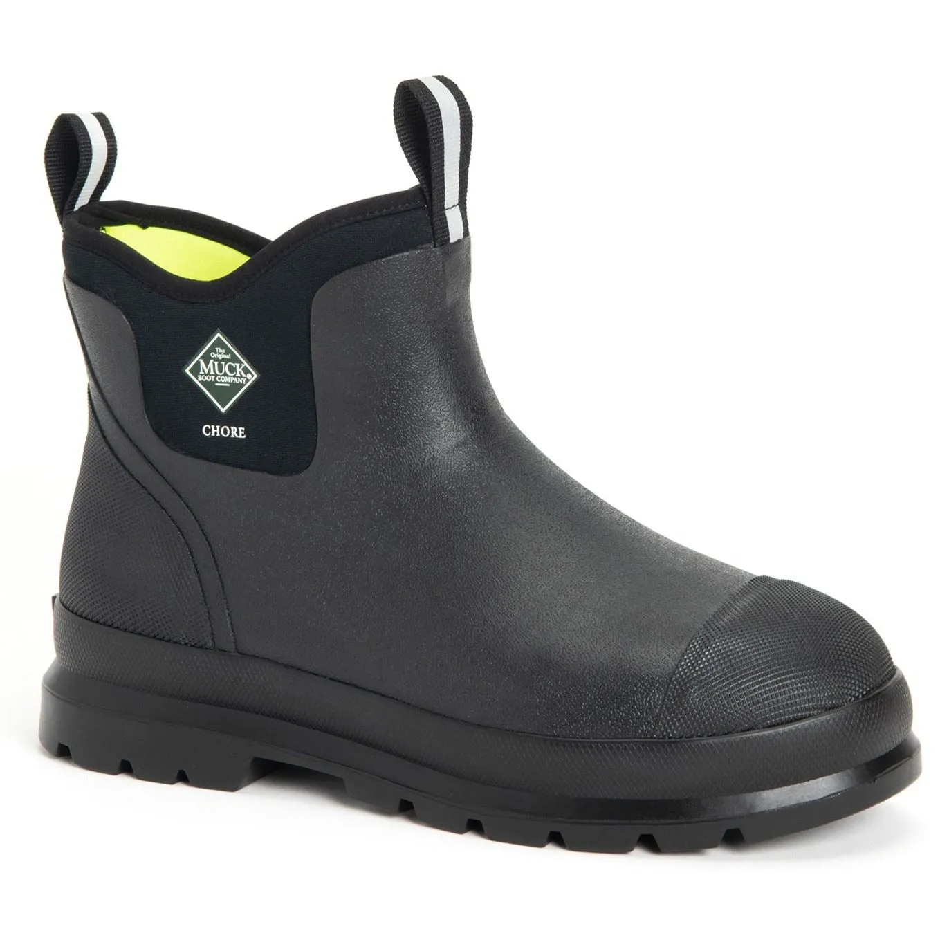 Muck Boots Chore Classic Chelsea Black Rubber/Neoprene Male Textile/Weather Wellingtons