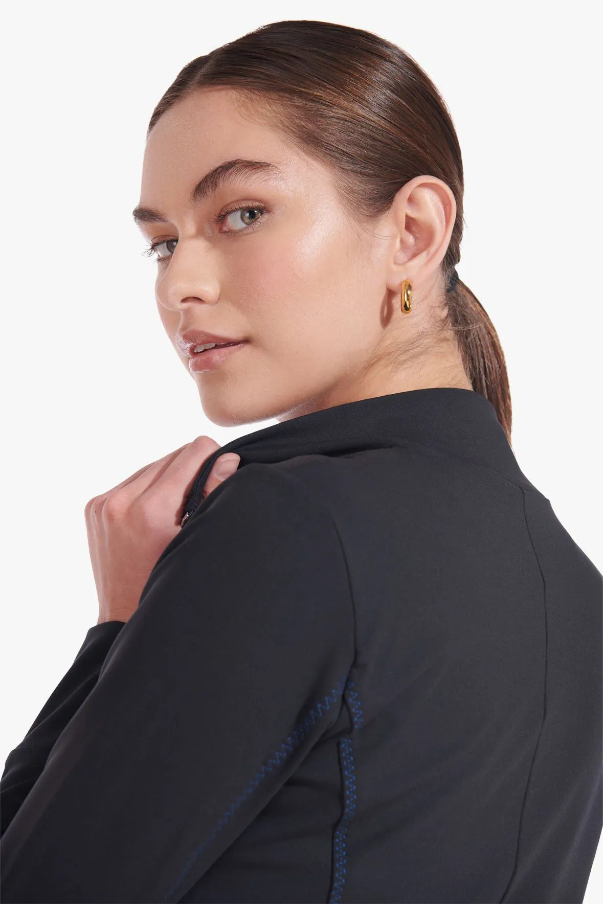 NB x STAUD WARM UP JACKET | BLACK