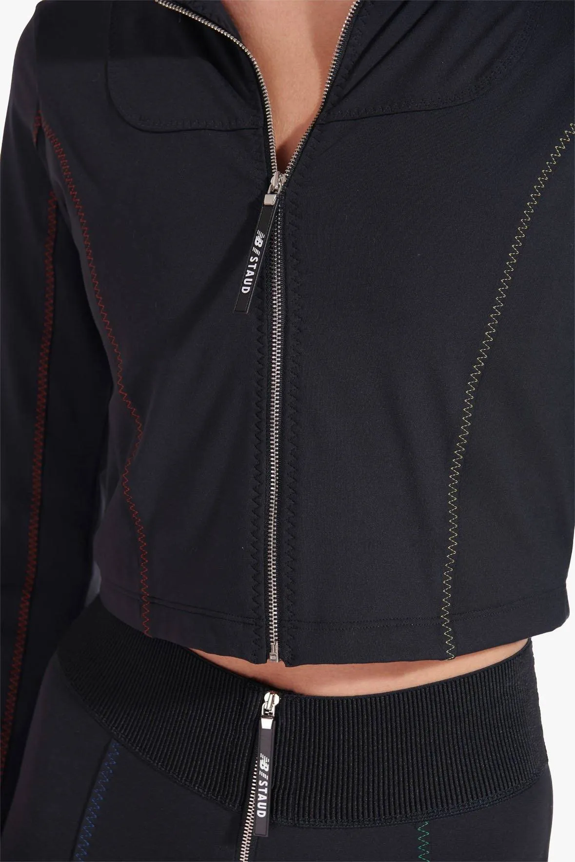 NB x STAUD WARM UP JACKET | BLACK