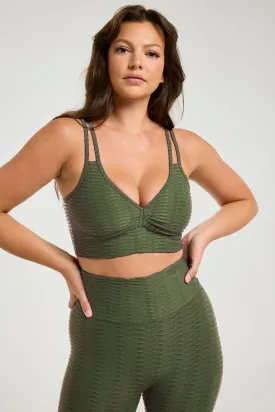 Original Sculpt Sports Bra Army Green (FINAL SALE)