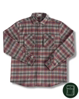 Relaxed Flannel, Sedona Red