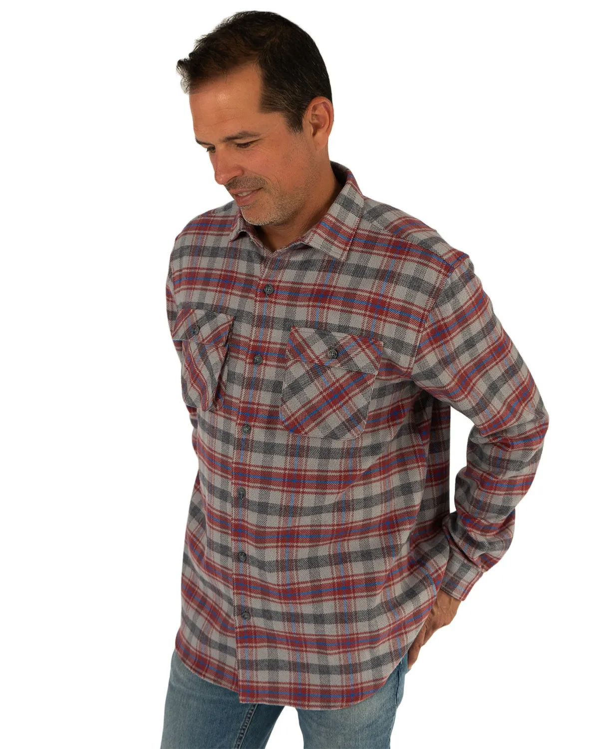 Relaxed Flannel, Sedona Red