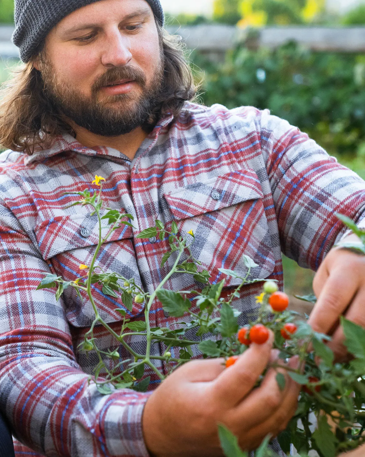 Relaxed Flannel, Sedona Red