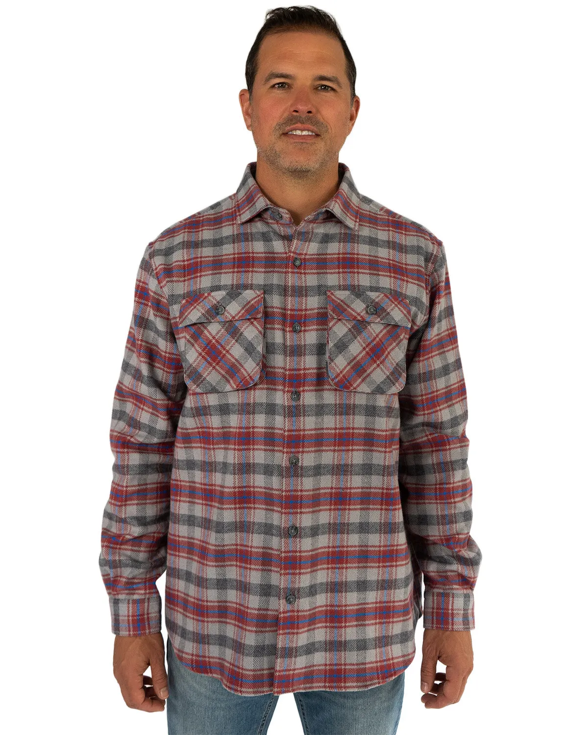 Relaxed Flannel, Sedona Red