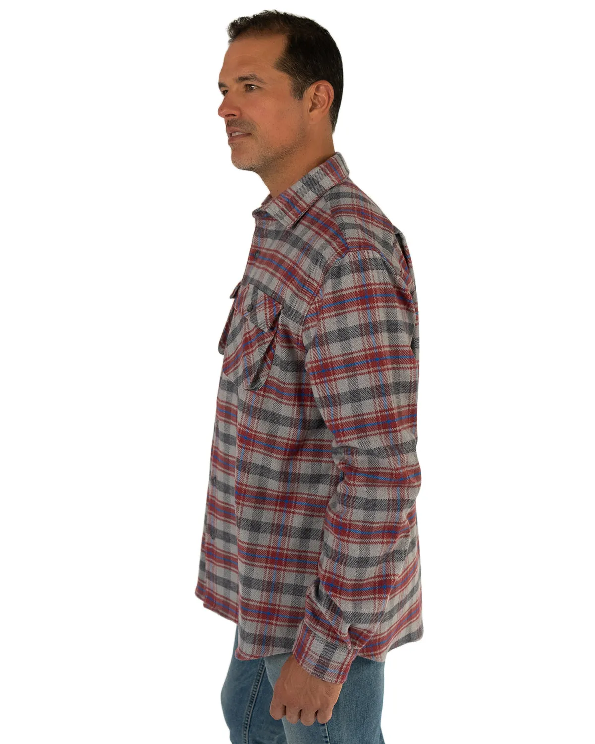 Relaxed Flannel, Sedona Red